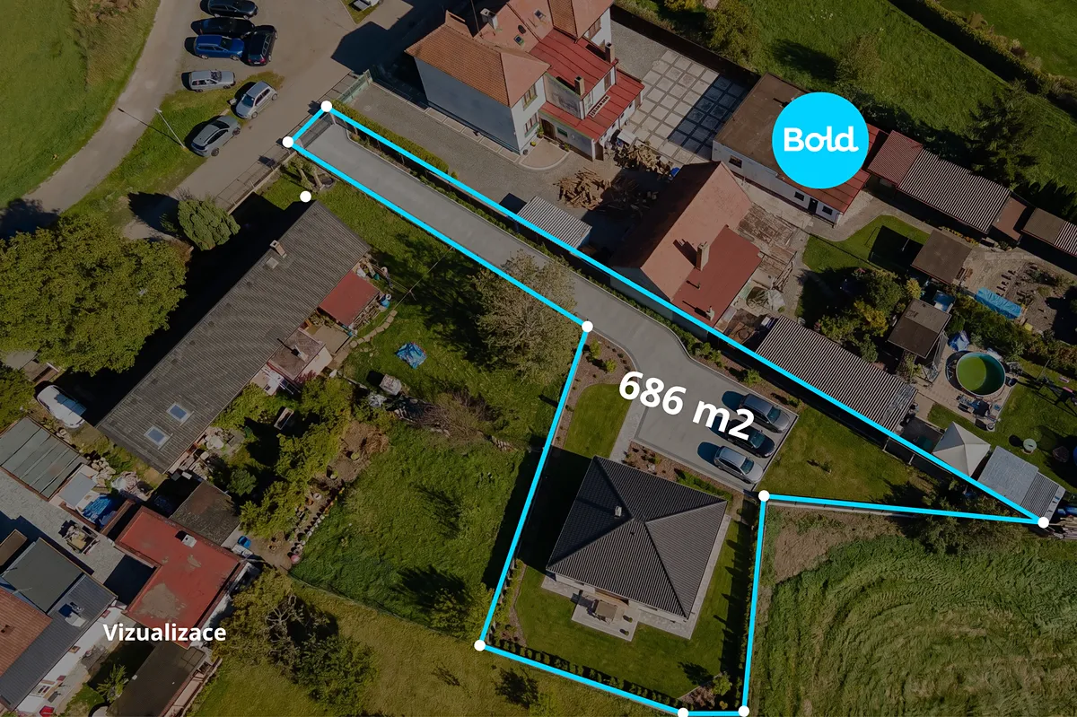 Prodej stavebního pozemku 686 m²